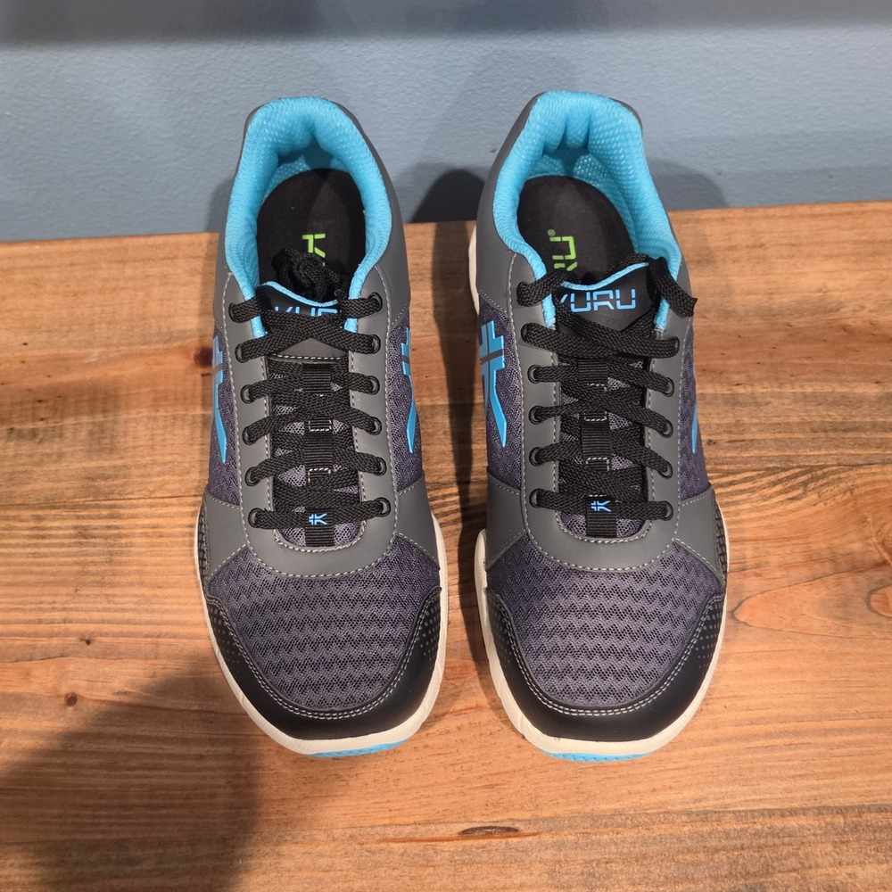 KURU Womens Quantum Sneaker Gray Blue Orthopedic Support Athletic Size 11.5 Wide - Picture 3 of 11